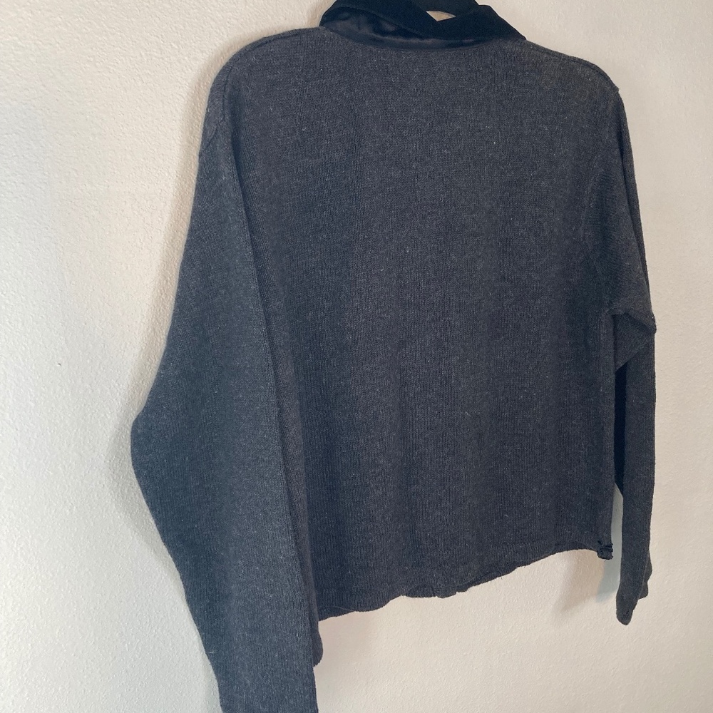 90s vintage Samantha Taylor beaded ramie cotton cardigan - Picture 6 of 9